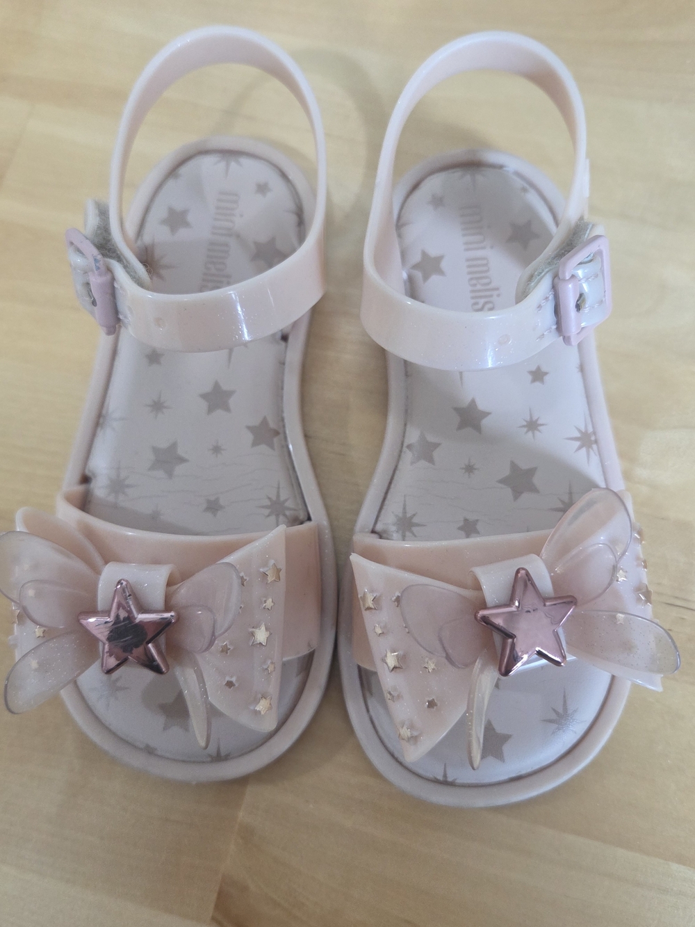 Mini Melissa Pink Jelly Sandals